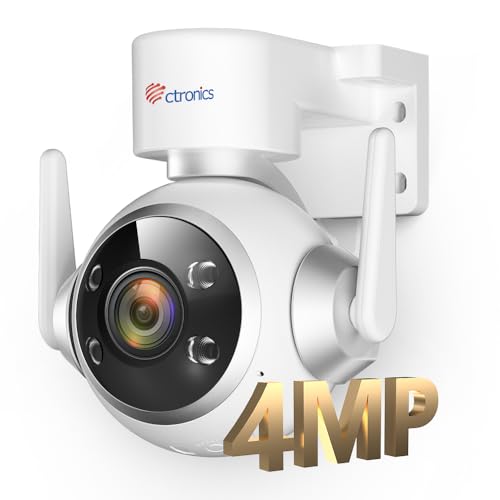 Ctronics 防犯カメラ 屋外 5MP 5GWi-Fi 自動追跡 Amazon.co.jp: 【最新5GWi-Fi・5MP·】Ctronics 防犯カメラ